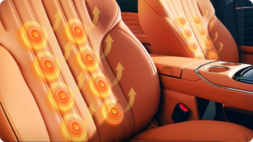 8-Point Massage Front Seats