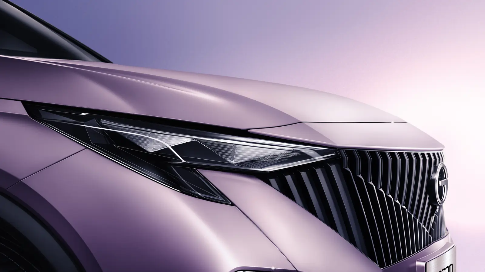 GAC EMZOOM headlight design close-up