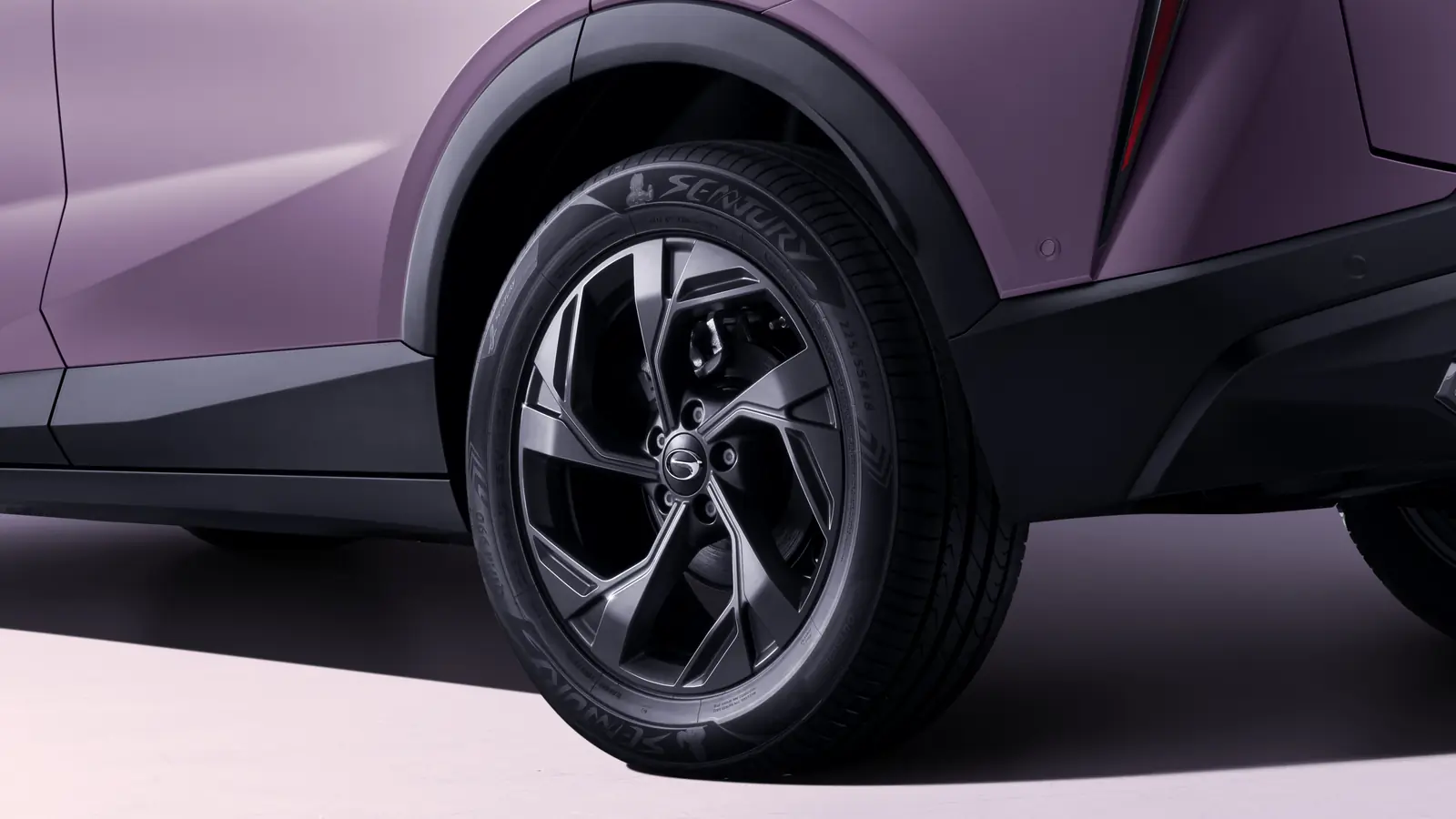 GAC EMZOOM alloy wheel and tire design