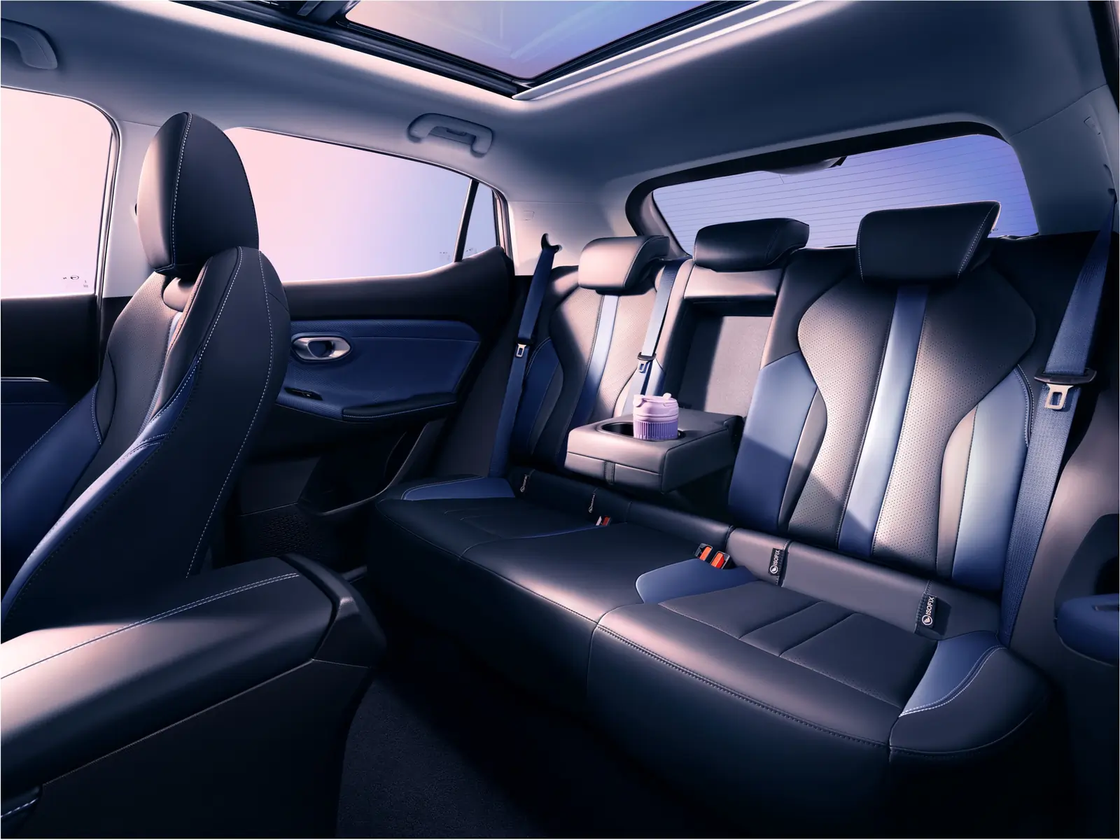 GAC EMZOOM rear seats with panoramic sunroof